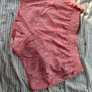 Asics Coral Patterned Women's Athletic Shorts